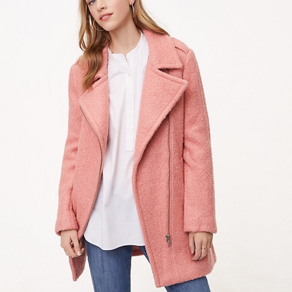 LOFT Textured Moto Coat
